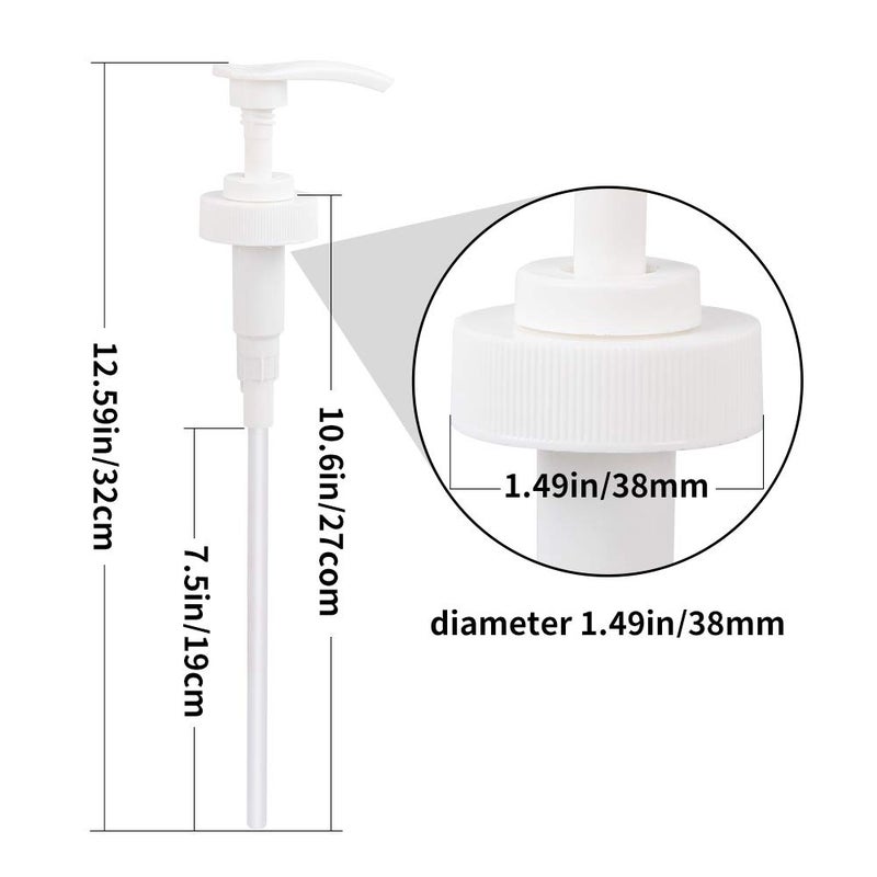 Newflager Gallon Pump Dispenser, Fits Most 1 Gallon Jugs and Containers 38/400 (Pack of 10) - Image 2